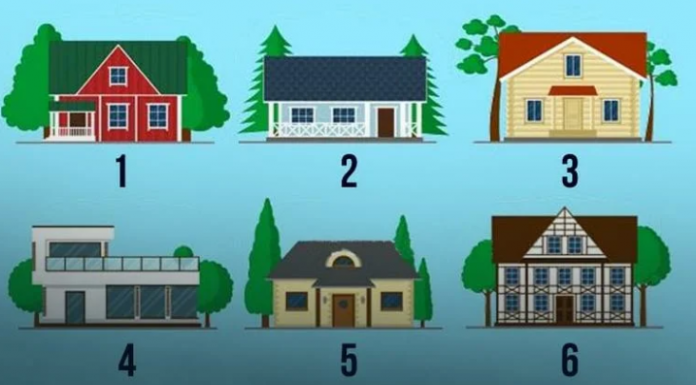 Selecione a casa em que você gostaria de morar. Sua decisão indicará quem você é.