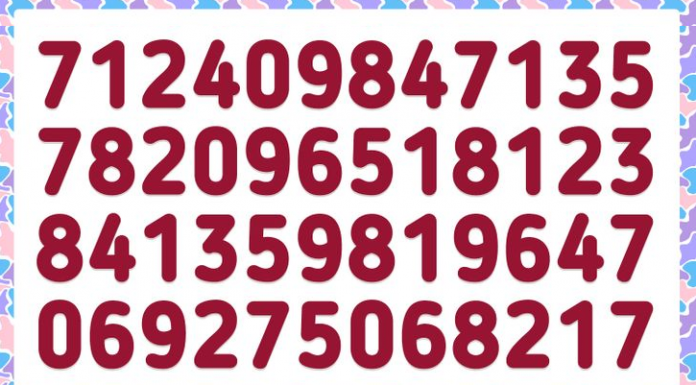 Somente pessoas com QI entre 110 e 125 podem encontrar o número 123 em 10 segundos!