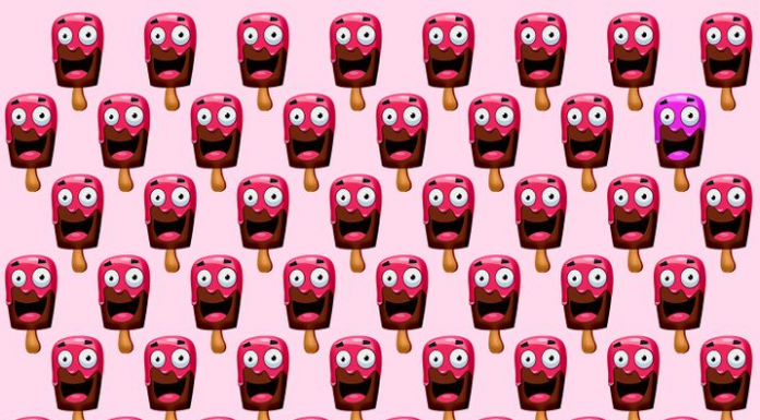 Exercite sua mente: ache o picolé que difere dos demais!