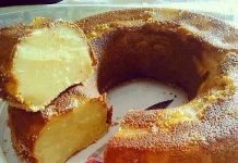 Bolo engorda marido delicioso