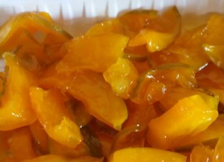 Doce de mamão verde