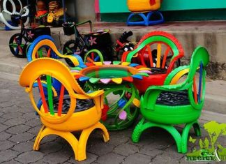 Ideias criativas para transformar pneus velhos em móveis