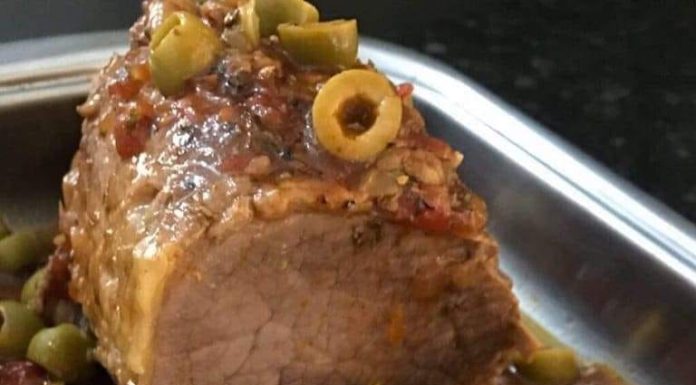 Lagarto com Molho Italiano ❤️