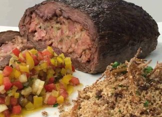 Fraldinha recheada com linguiça DELICIOSO