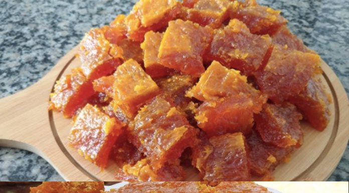 Doce de corte de abóbora facinho