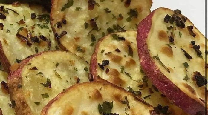 Batata doce assada com orégano e limão