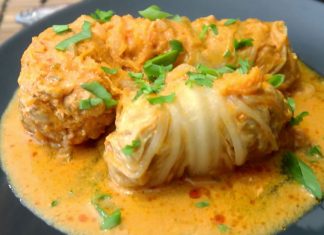 Rolinhos de repolho: um prato macio e saboroso