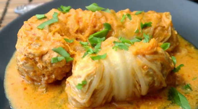 Rolinhos de repolho: um prato macio e saboroso