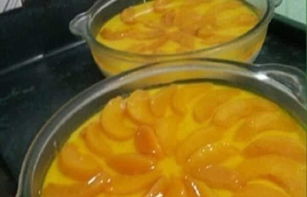 Torta Gelada de Pêssego🍑