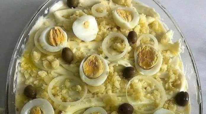 Bacalhau Gratinado com purê de batata