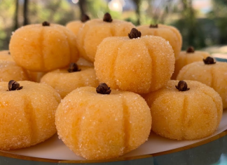 Brigadeiro de abóbora e coco