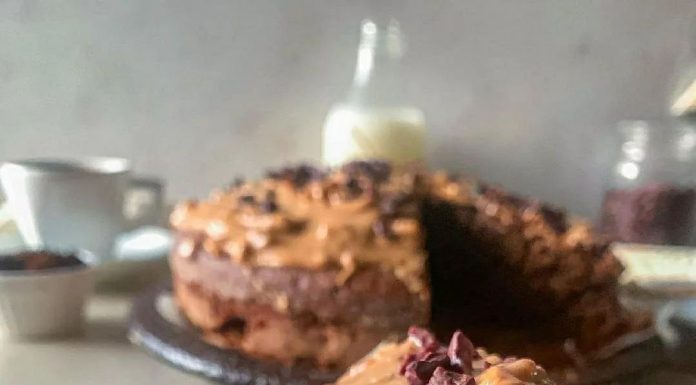 Bolo de café saudável