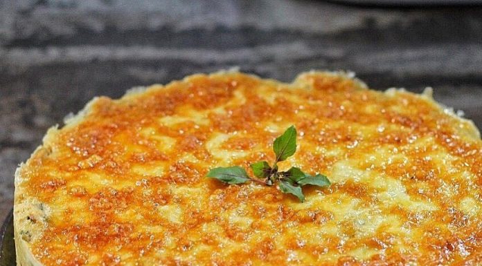 Torta Lowcarb de Couve-flor