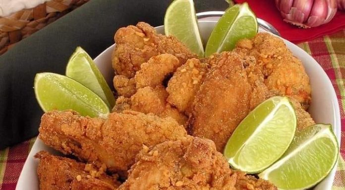 Frango Frito com Alho