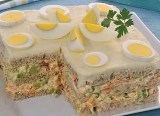 Torta fria de legumes!!