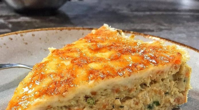 Torta Salgada Lowcarb de Frango