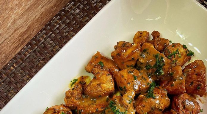 Frango com molho mostarda e melado