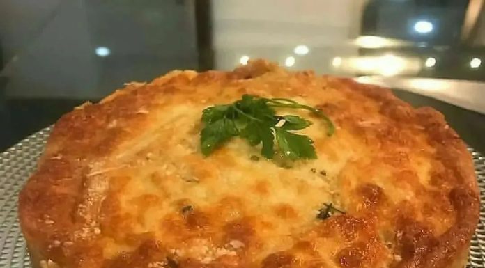 Torta de couve flor low carb!