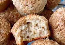 Bolo de chuva assado e saudável